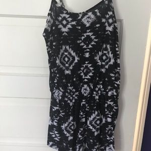 Black and white romper